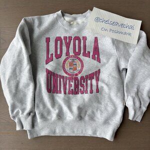 Vintage Loyola University Chicago Sweatshirt LUC Loyola  Shirt tee
